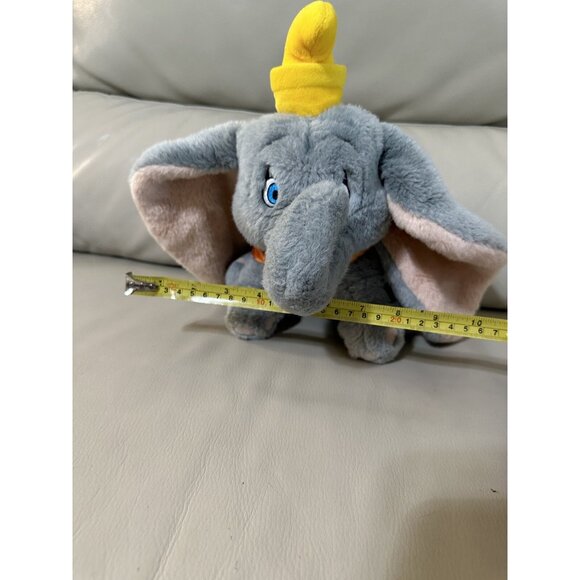 VTG DUMBO PLUSH Stuffed Animal Toy THE DISNEY STORE Big Ears Sewn Eyes Nursery - Picture 10 of 16